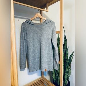 Paka Alpaca Wool Hooded Sweater, Unisex Size Small.